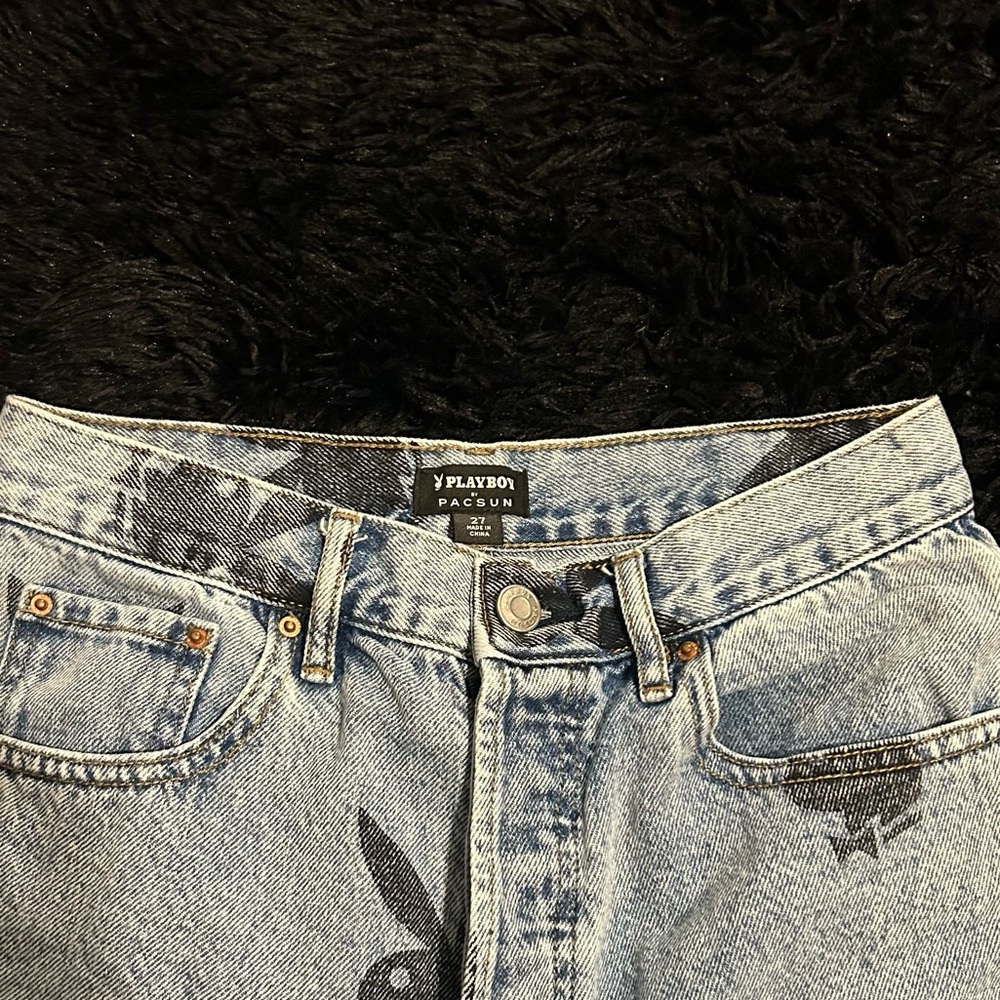 PLAYBOY Women's Boot Cut Jeans - Light Blue